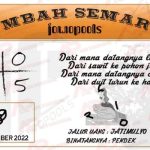 Syair SGP Mbah Semar 23 Desember 2022