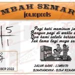 Syair SGP Mbah Semar 27 Desember 2022