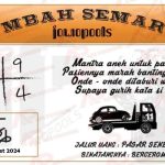 Syair HK Mbah Semar 30 Maret 2024