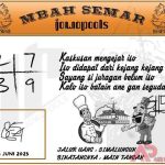 Syair SD Mbah Semar 16 Juni 2025